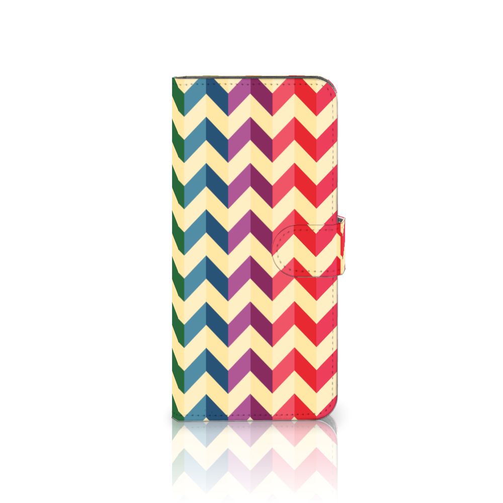 Motorola Edge 20 Lite Telefoon Hoesje Zigzag Multi Color