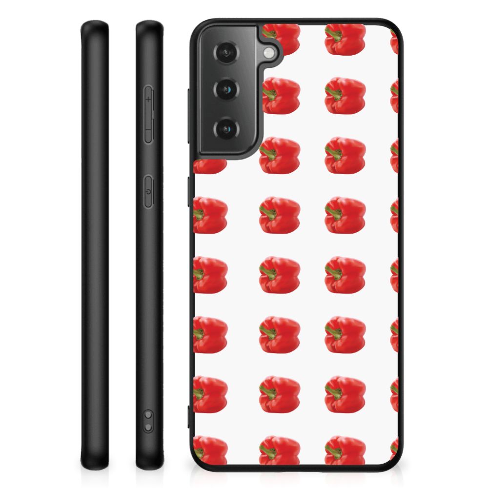 Samsung Galaxy S21 Plus Back Cover Hoesje Paprika Red B2C Telecom
