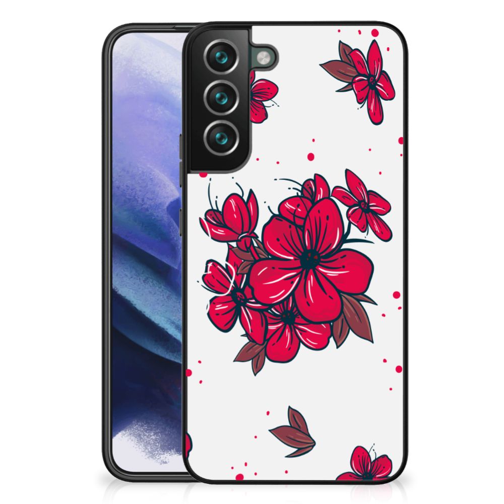 Samsung Galaxy S22 Plus Bloemen Hoesje Blossom Red