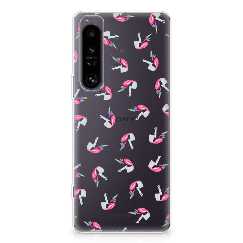 TPU bumper voor Sony Xperia 1 IV Unicorns