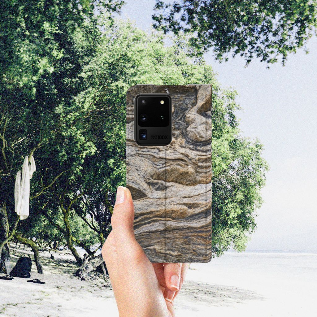 Samsung Galaxy S20 Ultra Standcase Steen - B2C Telecom