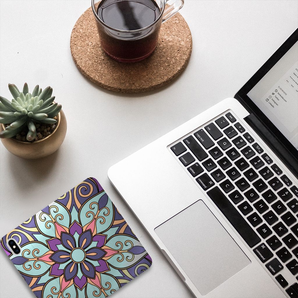 Apple iPhone Xs Max Smart Cover Purple Flower