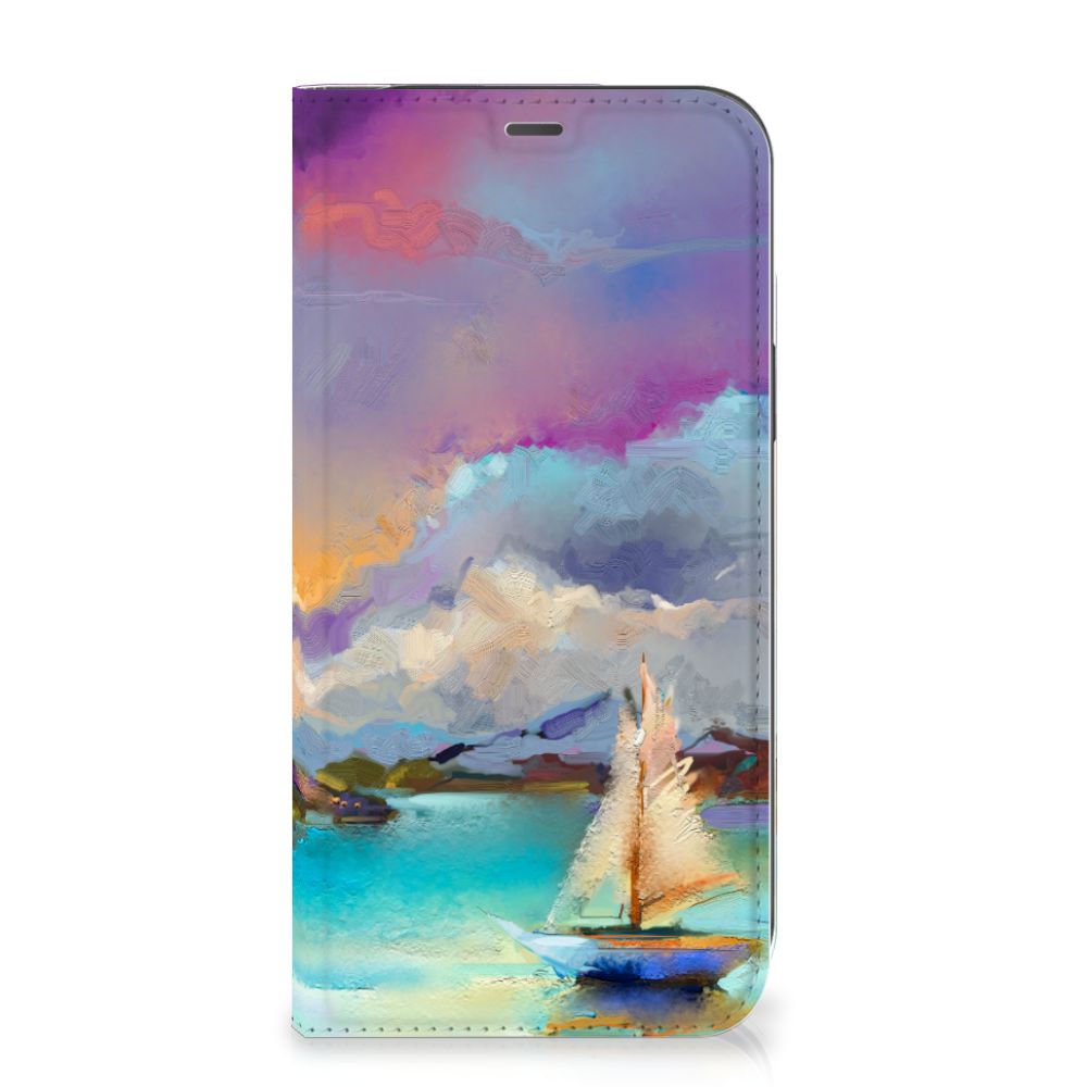 Bookcase iPhone 12 Pro Max Boat - B2C Telecom