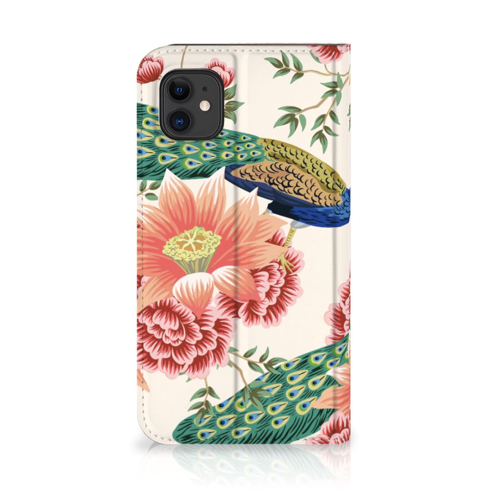 Hoesje maken voor Apple iPhone 11 Pink Peacock - B2C Telecom
