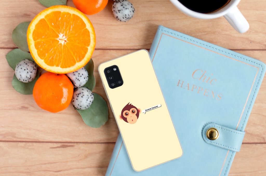 Samsung Galaxy A31 Telefoonhoesje met Naam Monkey B2C Telecom