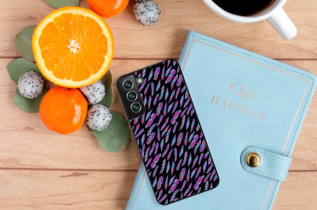 Samsung Galaxy S22 Plus Back Case Feathers Color B2C Telecom