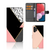Samsung Galaxy A13 (4G) Book Case Zwart Roze Vormen
