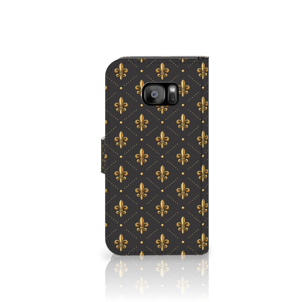Samsung Galaxy S7 Edge Telefoon Hoesje Franse Lelie