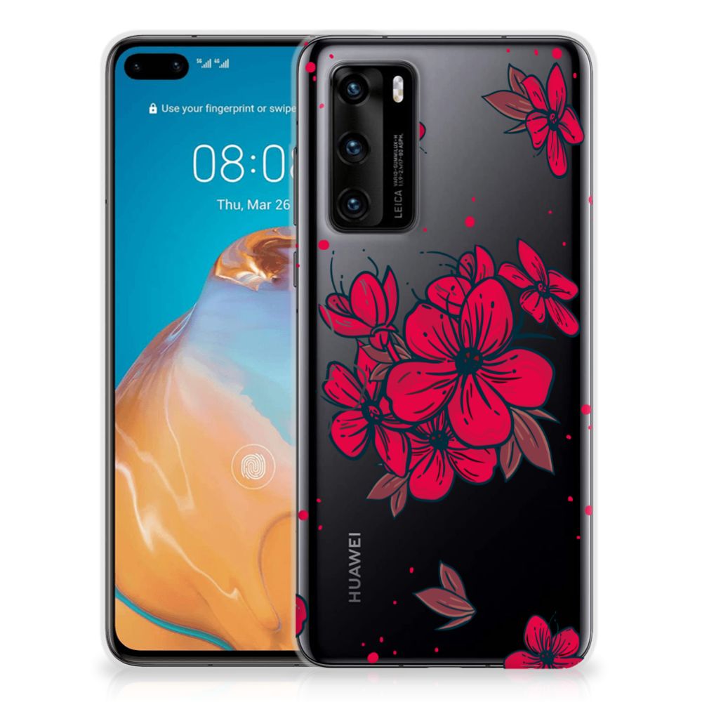 Huawei P40 TPU Case Blossom Red B2C Telecom