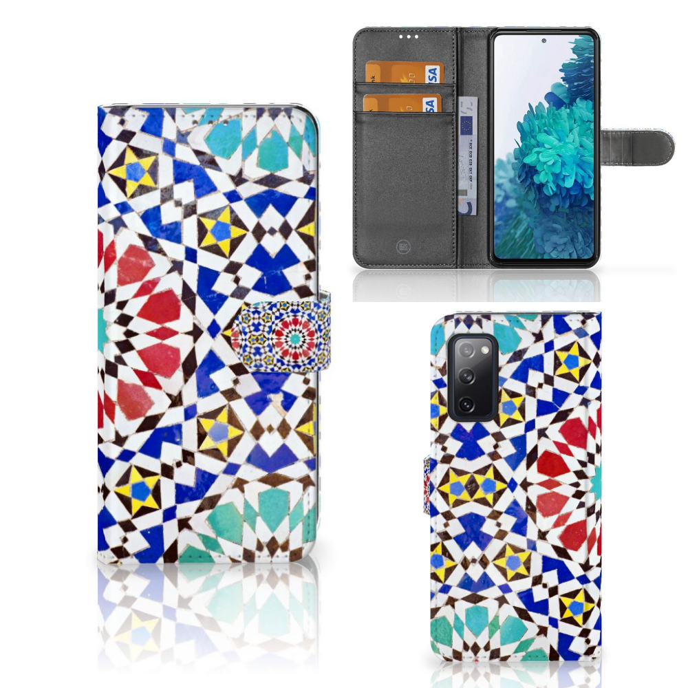 Samsung Galaxy S20 FE Bookcase Mozaïek