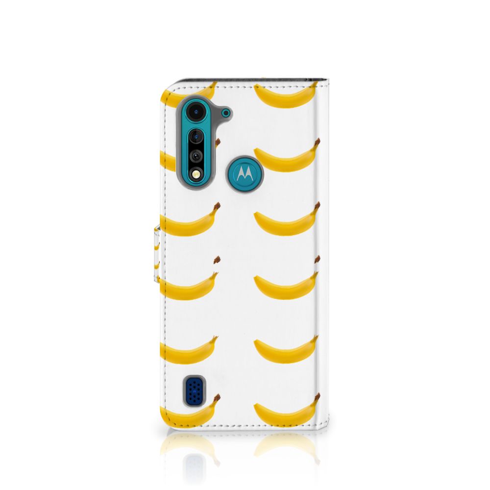 Motorola G8 Power Lite Book Cover Banana
