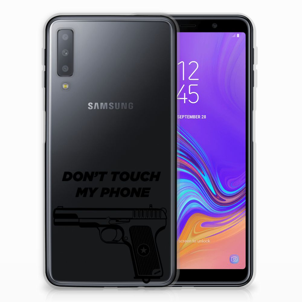 Samsung Galaxy A7 (2018) Silicone-hoesje Pistol DTMP