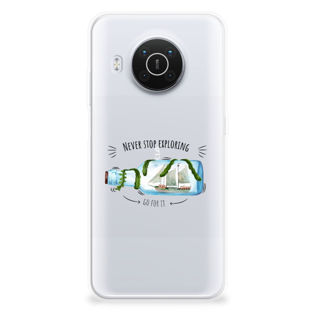 Nokia X10 | X20 Telefoonhoesje met Naam Boho Bottle B2C Telecom