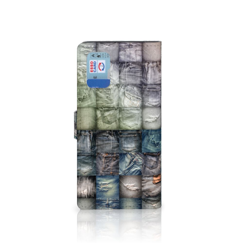 Wallet Case met Pasjes Samsung Galaxy A02s | M02s Spijkerbroeken