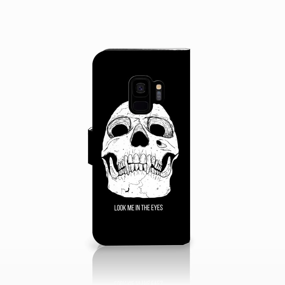 Telefoonhoesje met Naam Samsung Galaxy S9 Skull Eyes