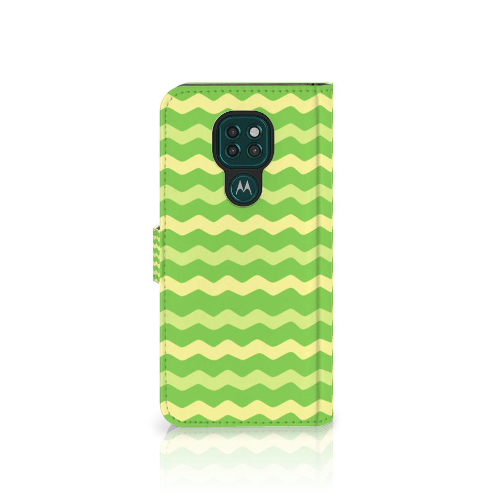 Motorola Moto G9 Play | E7 Plus Telefoon Hoesje Waves Green