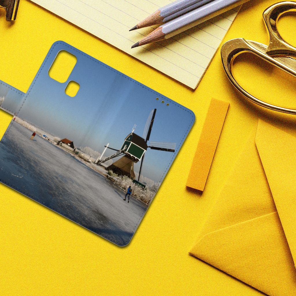 Samsung Galaxy M31 Flip Cover Schaatsers
