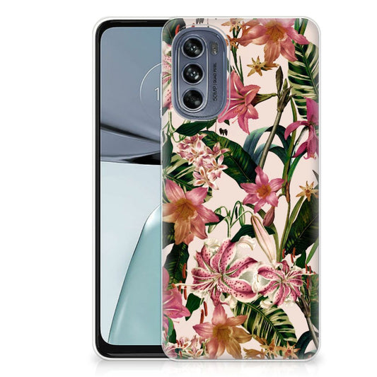 Motorola Moto G62 5G TPU Case Flowers