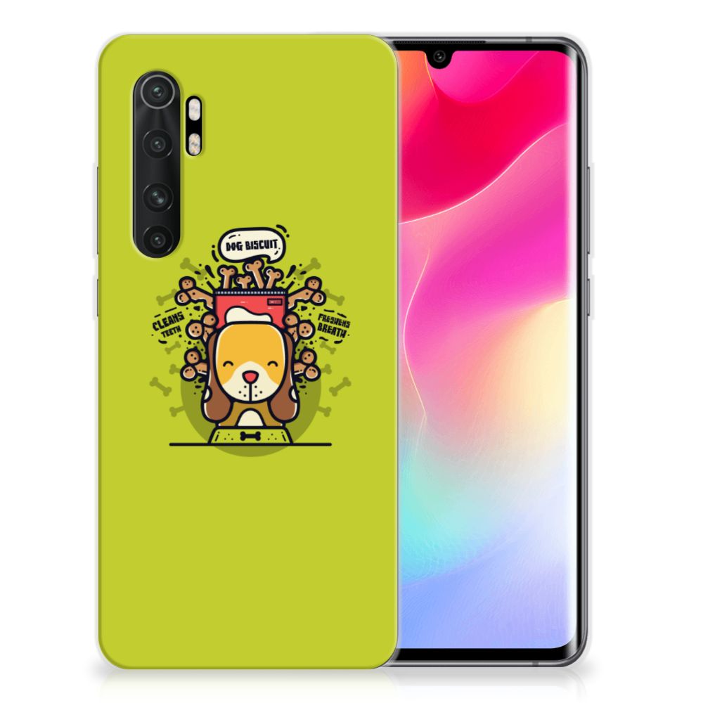 Xiaomi Mi Note 10 Lite Telefoonhoesje met Naam Doggy Biscuit