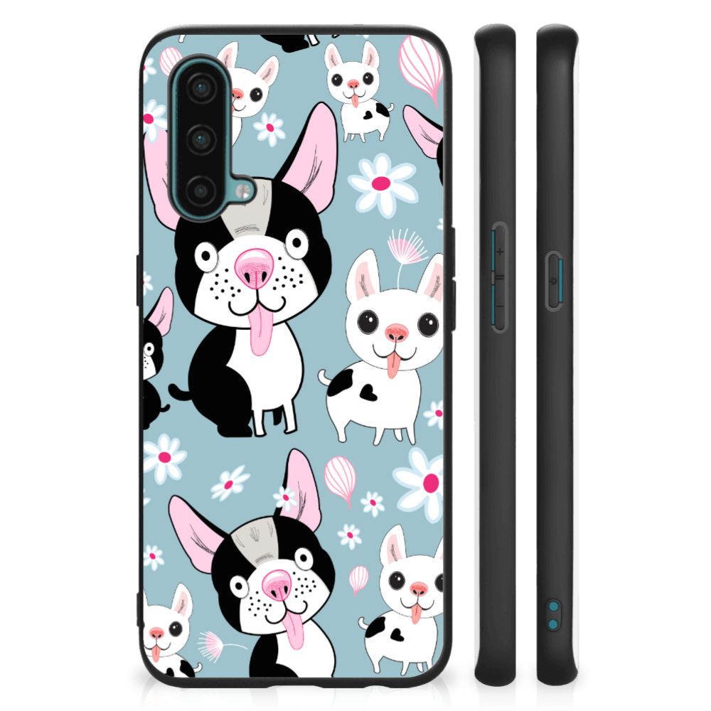 OnePlus Nord CE 5G Dierenprint Telefoonhoesje Hondjes B2C Telecom