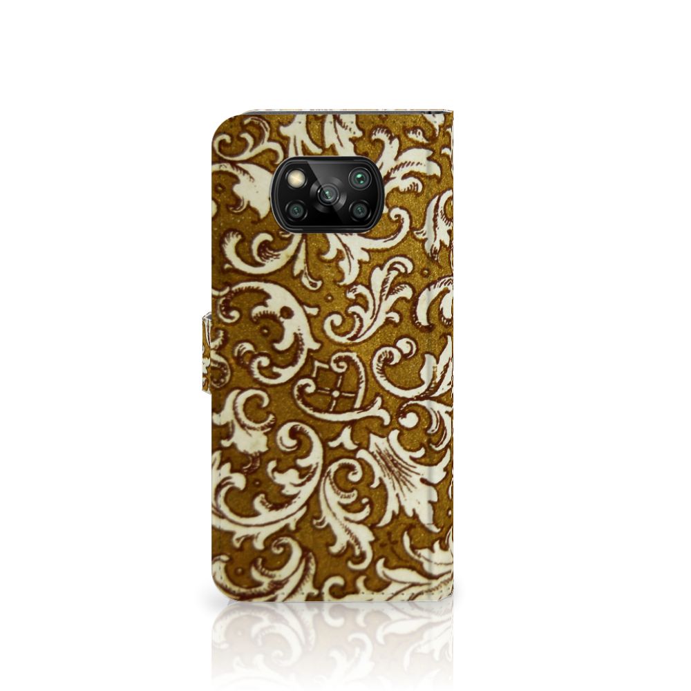 Wallet Case Xiaomi Poco X3 | Poco X3 Pro Barok Goud