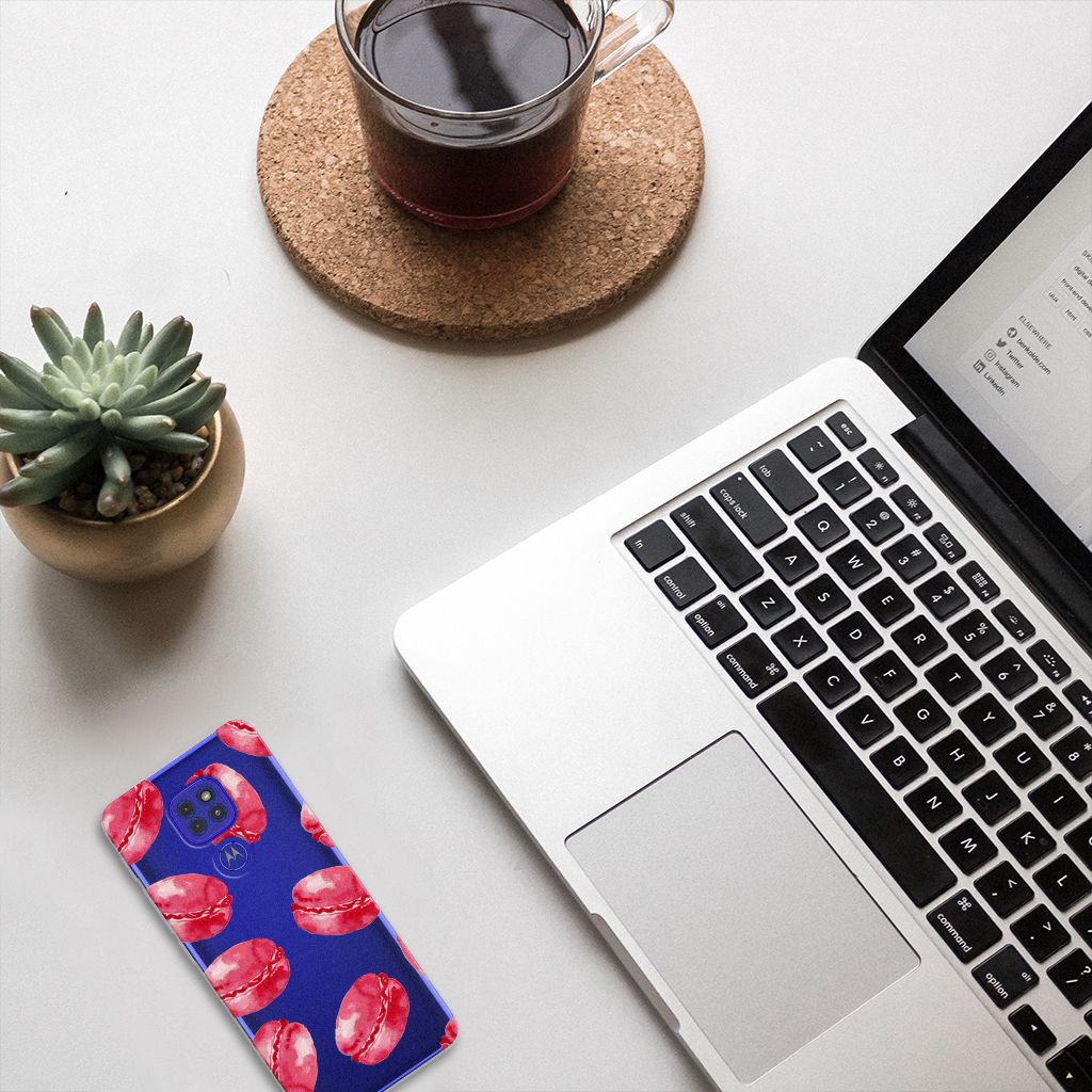 Motorola Moto G9 Play | E7 Plus Siliconen Case Pink Macarons B2C Telecom