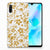 Huawei P30 Lite TPU Case Gouden Bloemen