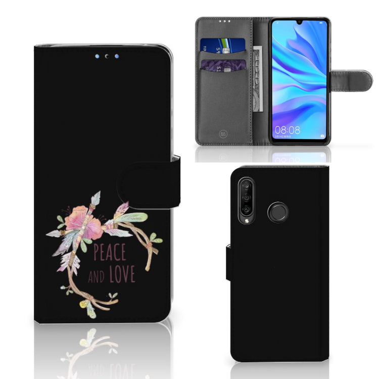 Huawei P30 Lite (2020) Leuk Hoesje Boho Text