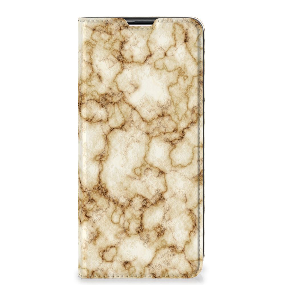 Samsung Galaxy Note 10 Lite Standcase Marmer Goud - B2C Telecom
