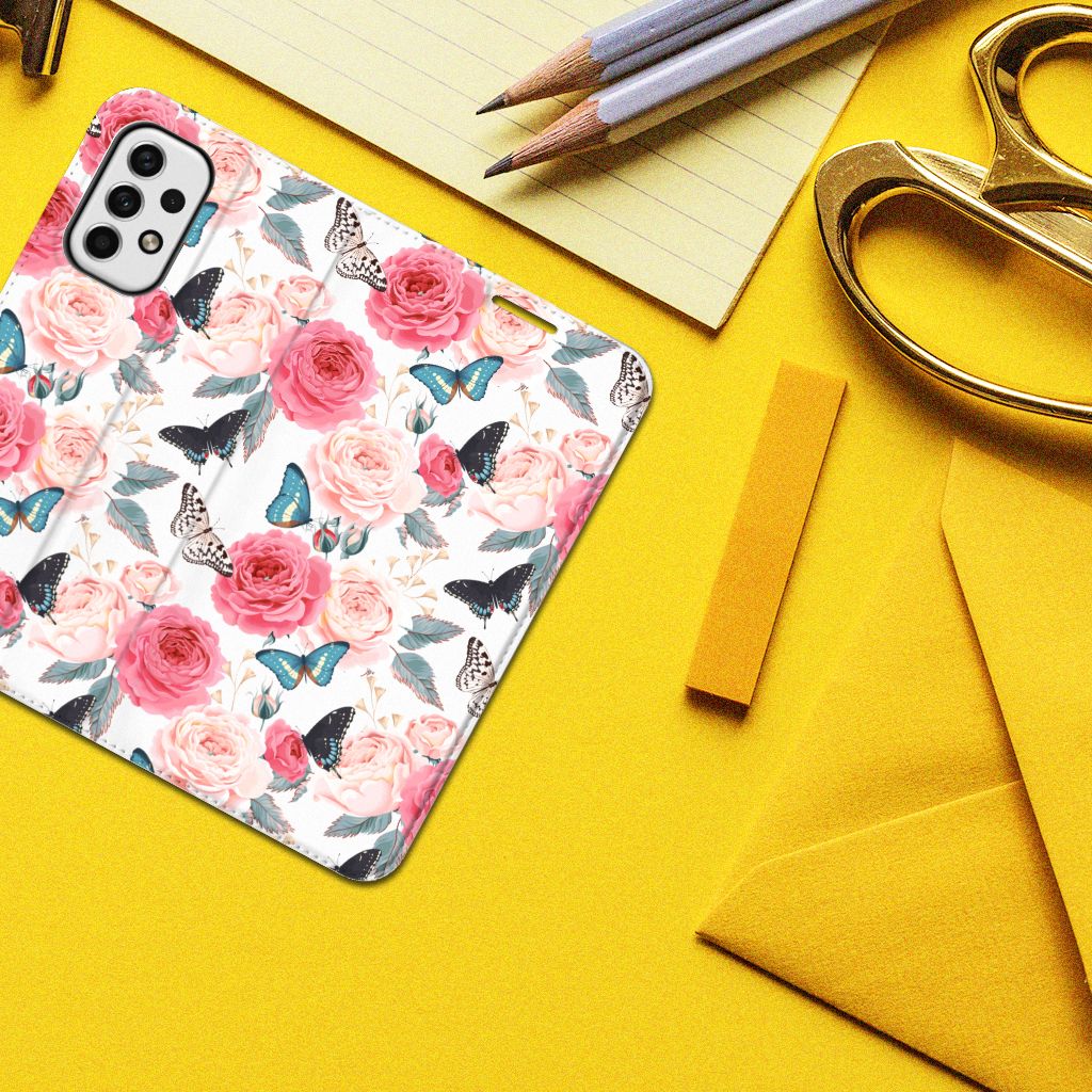Samsung Galaxy A23 Smart Cover Butterfly Roses - B2C Telecom