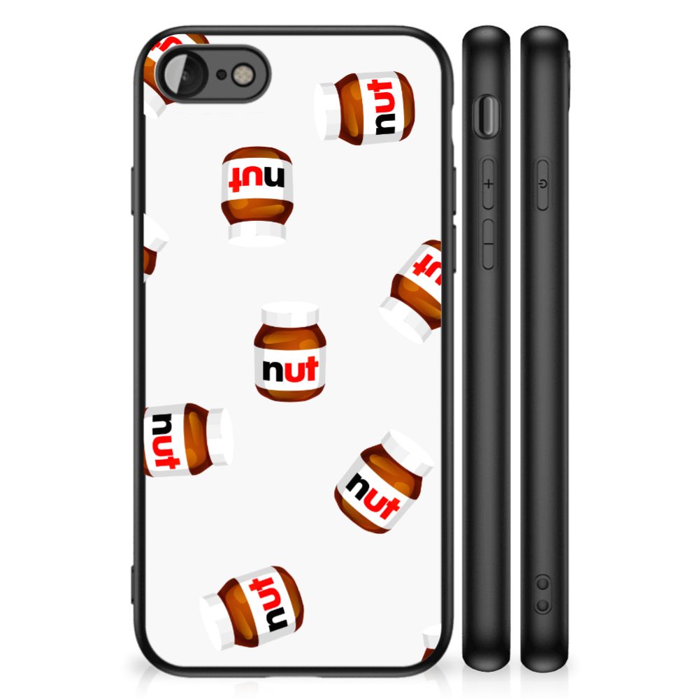 iPhone SE 2022 | SE 2020 | 7/8 Back Cover Hoesje Nut Jar met vrolijk nut potten design voor bescherming en stijl.