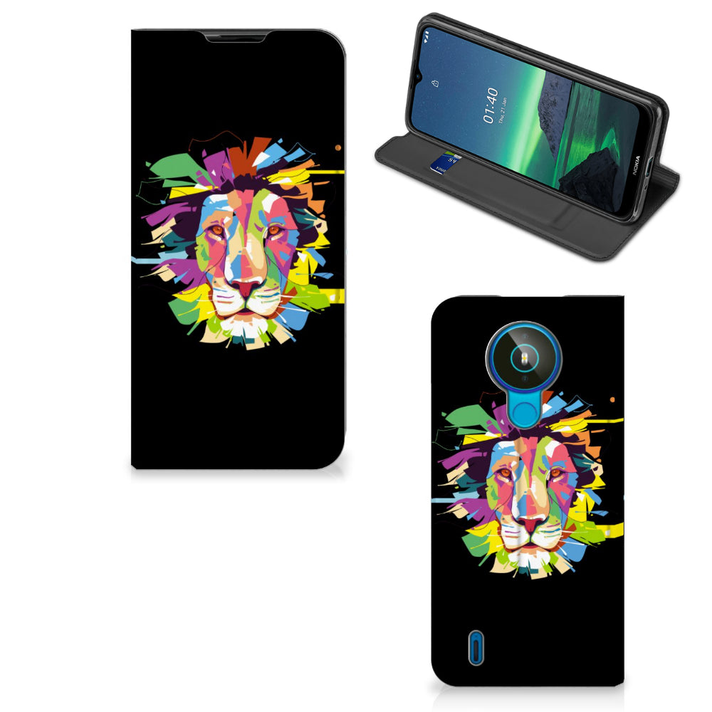 Nokia 1.4 Magnet Case Lion Color