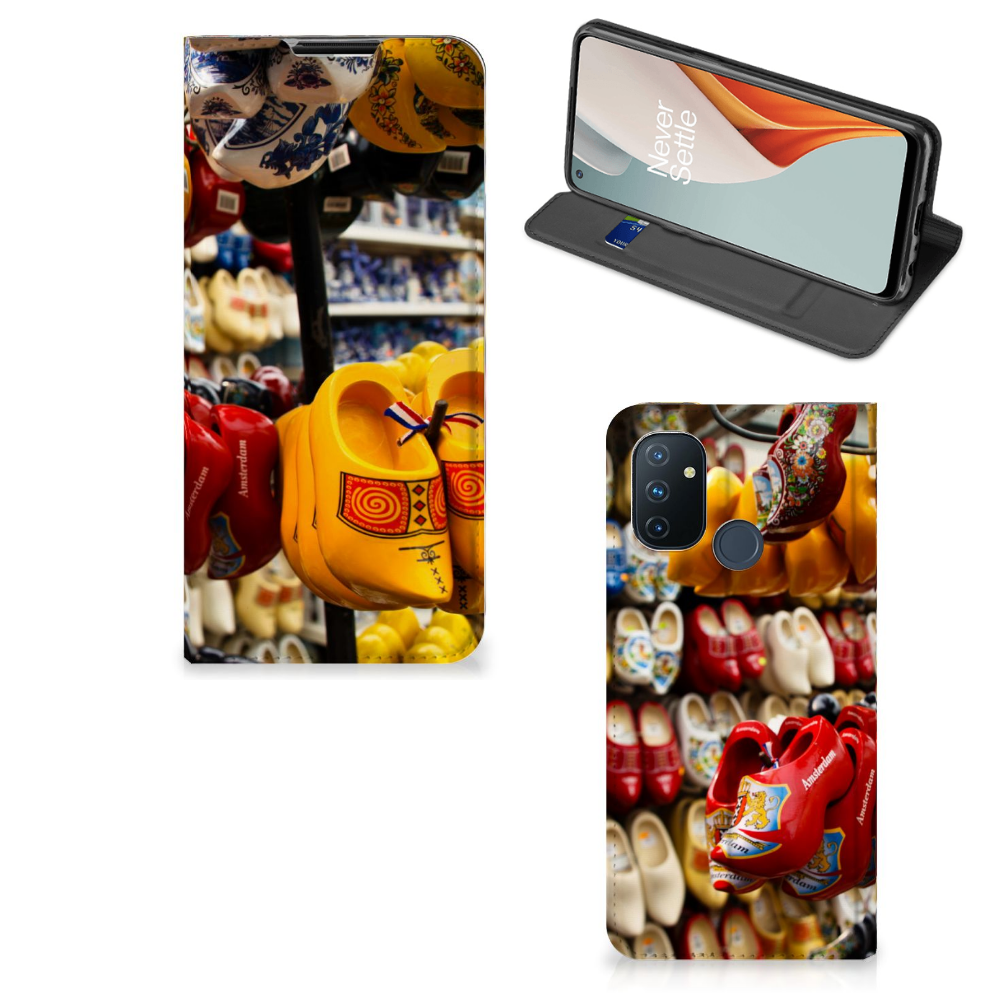 OnePlus Nord N100 Book Cover Klompen - B2C Telecom