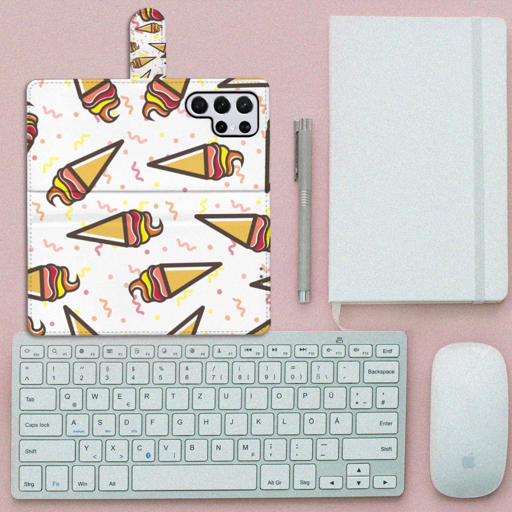 Samsung Galaxy S22 Ultra Book Cover Icecream
