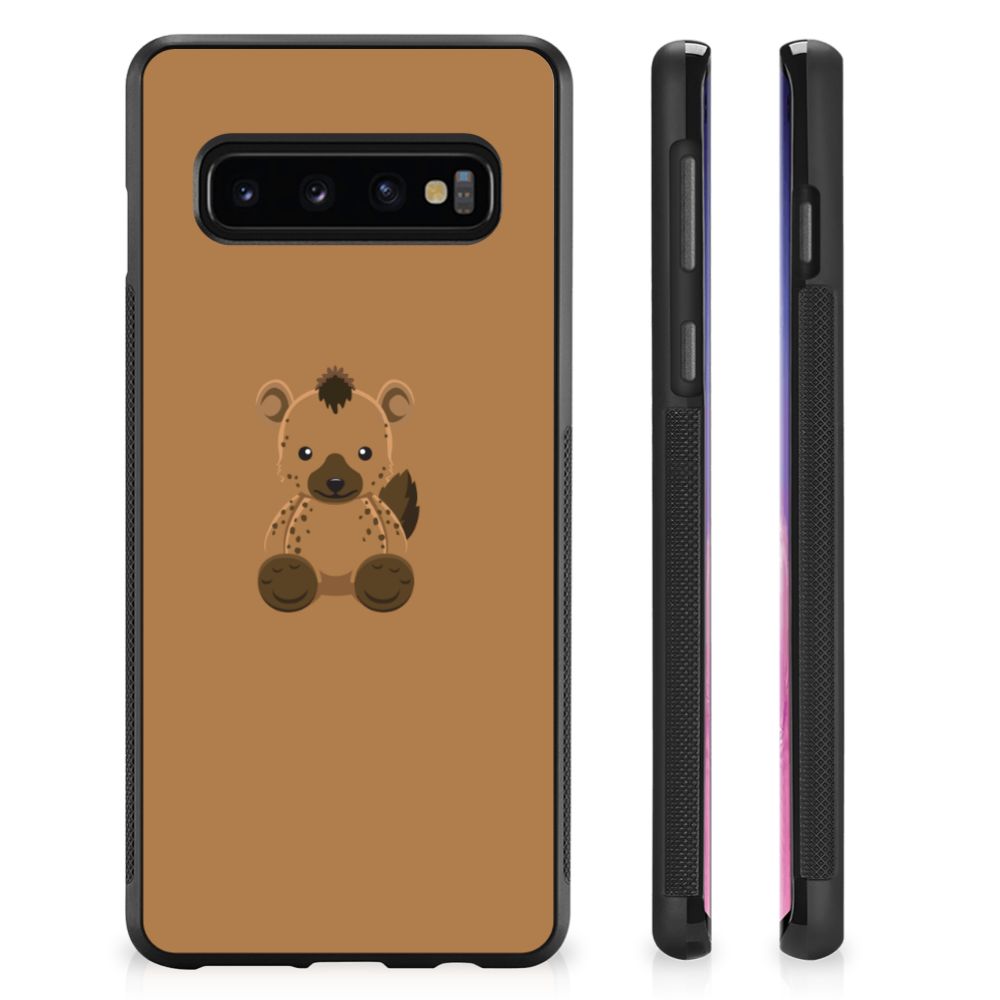 Samsung Galaxy S10+ Bumper Hoesje Baby Hyena