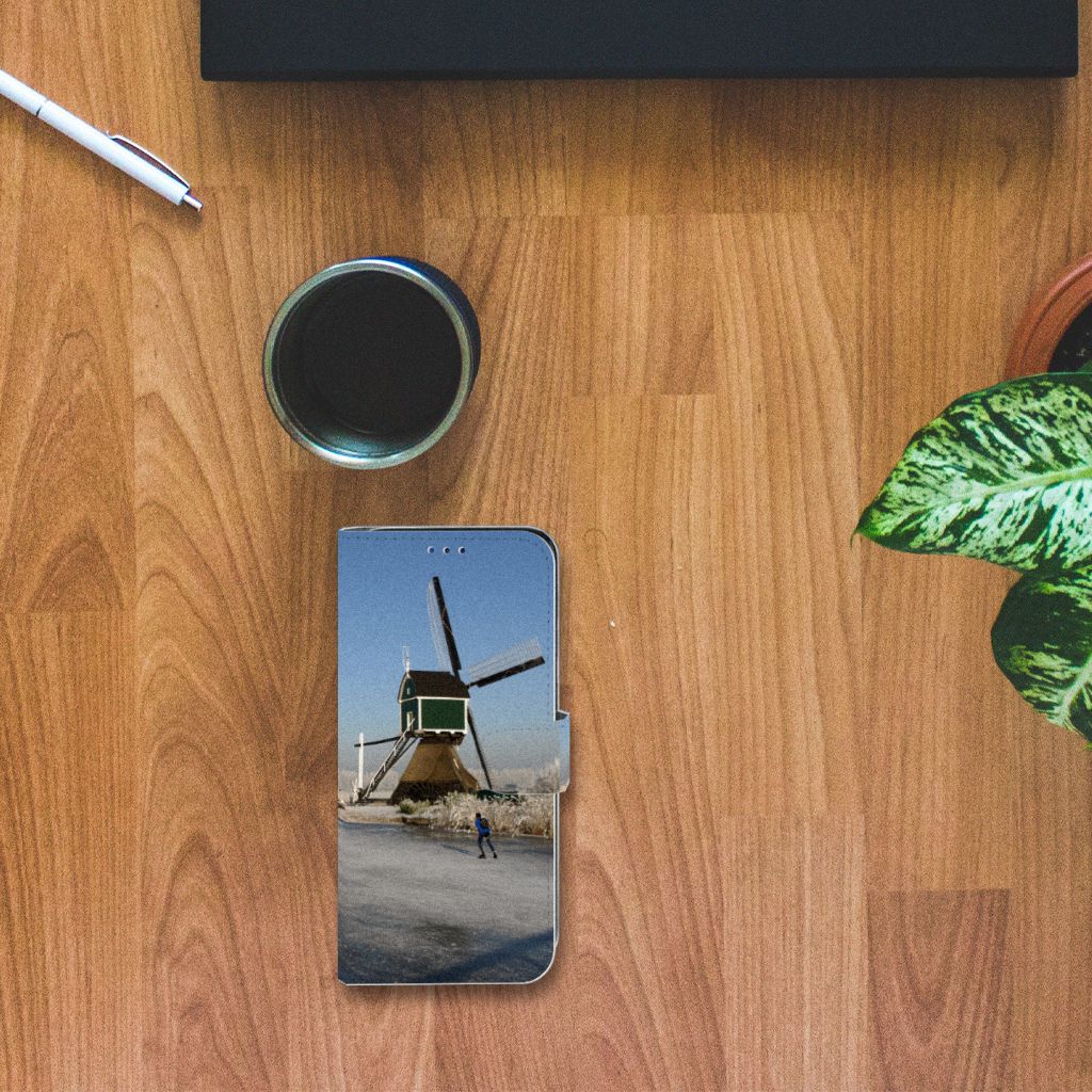 Samsung Galaxy A30 Flip Cover Schaatsers