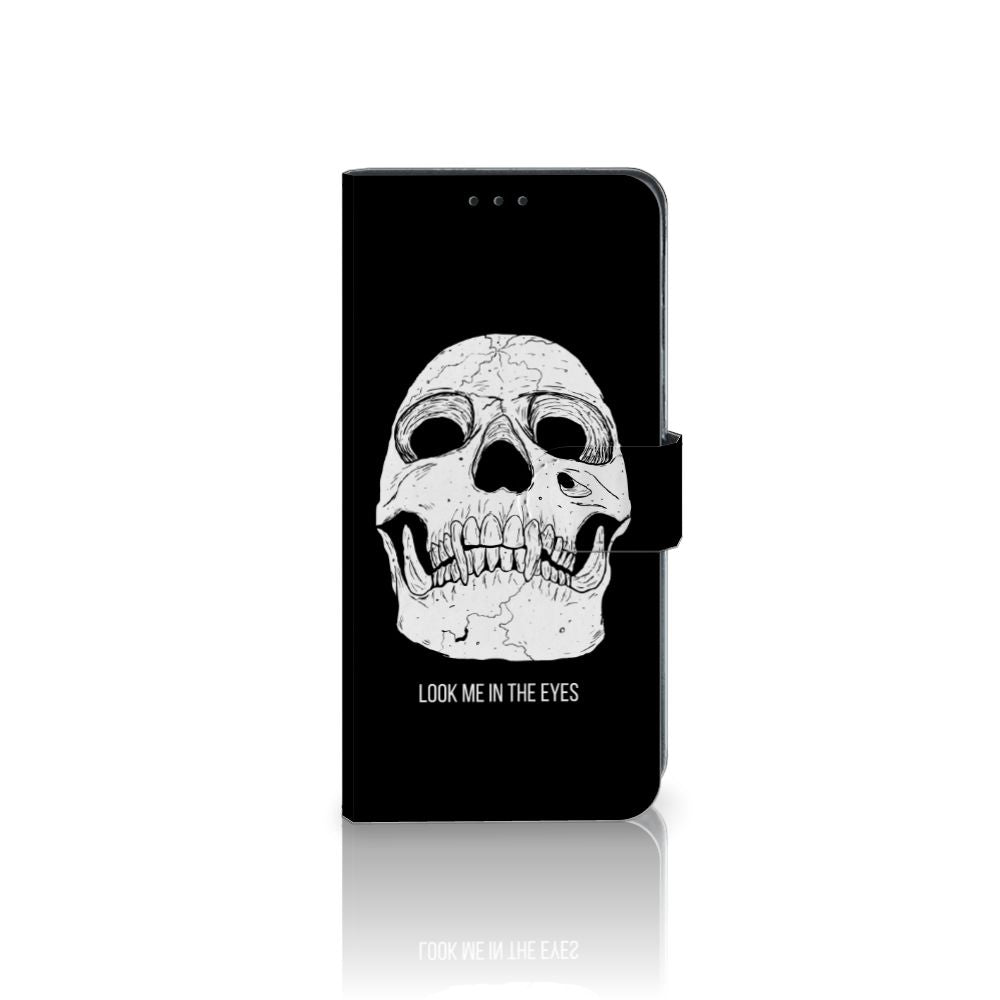 Telefoonhoesje met Naam OPPO A91 | Reno3 Skull Eyes