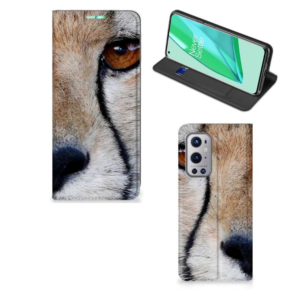 OnePlus 9 Pro Hoesje maken Cheetah met close-up van het jachtluipaard.