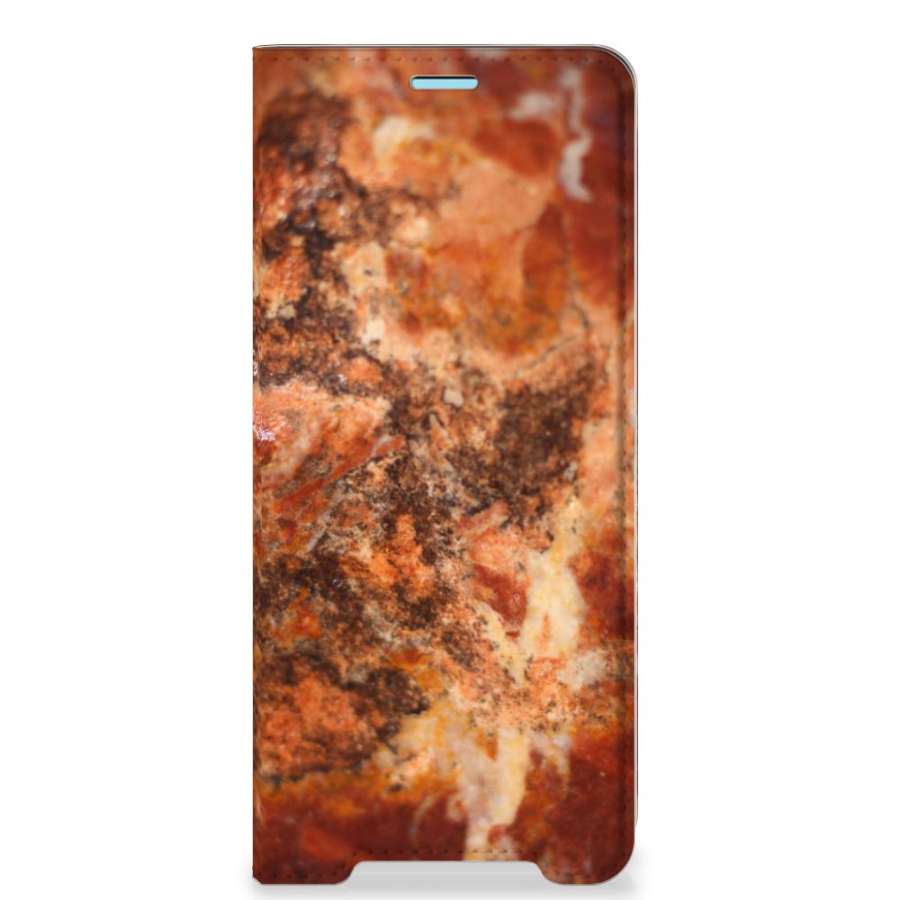 Sony Xperia 10 III Standcase Marmer Bruin - B2C Telecom