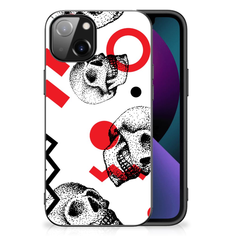 Telefoonhoesje Apple iPhone 13 Skull Red B2C Telecom