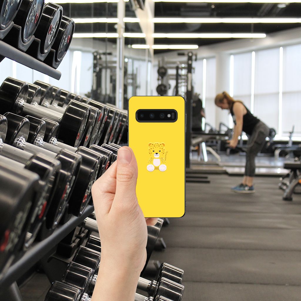 Samsung Galaxy S10 Bumper Hoesje Baby Leopard B2C Telecom