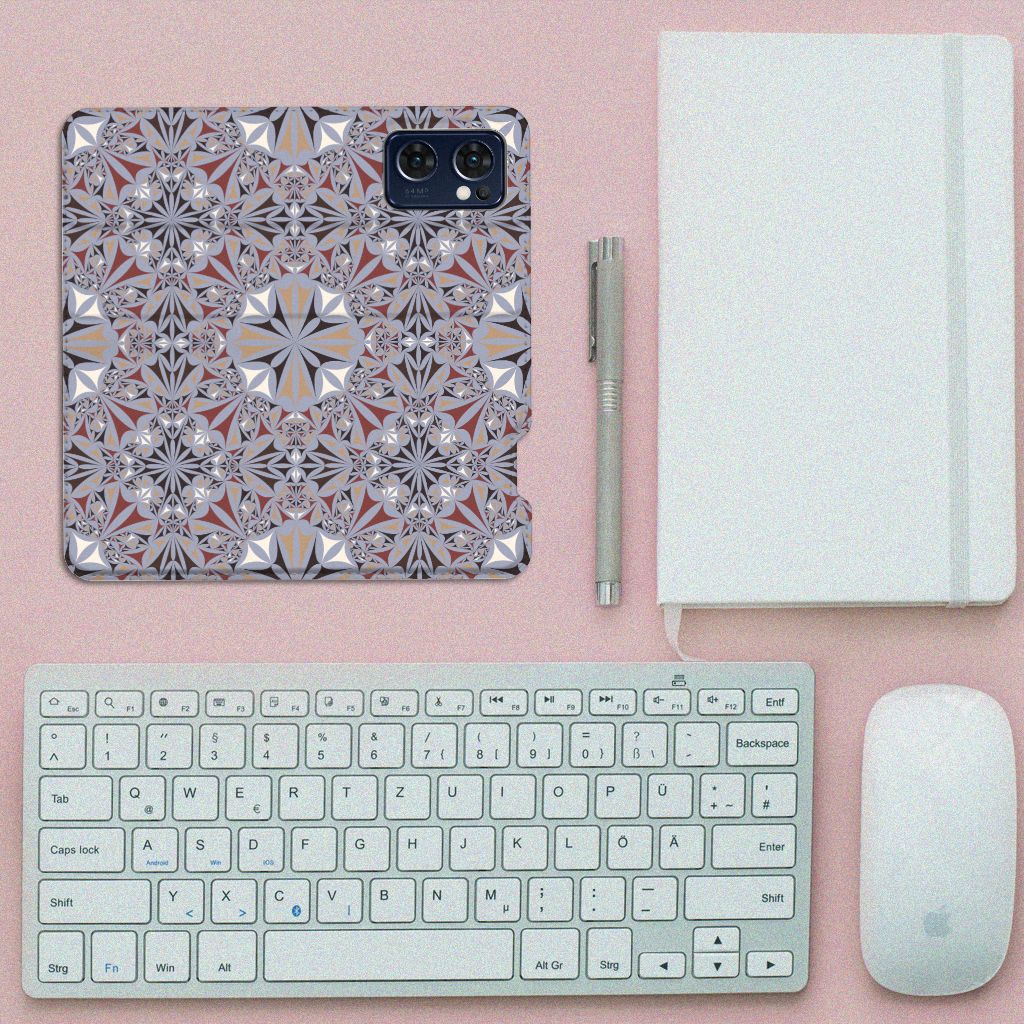 OPPO Find X5 Lite | Reno7 5G Standcase Flower Tiles - B2C Telecom
