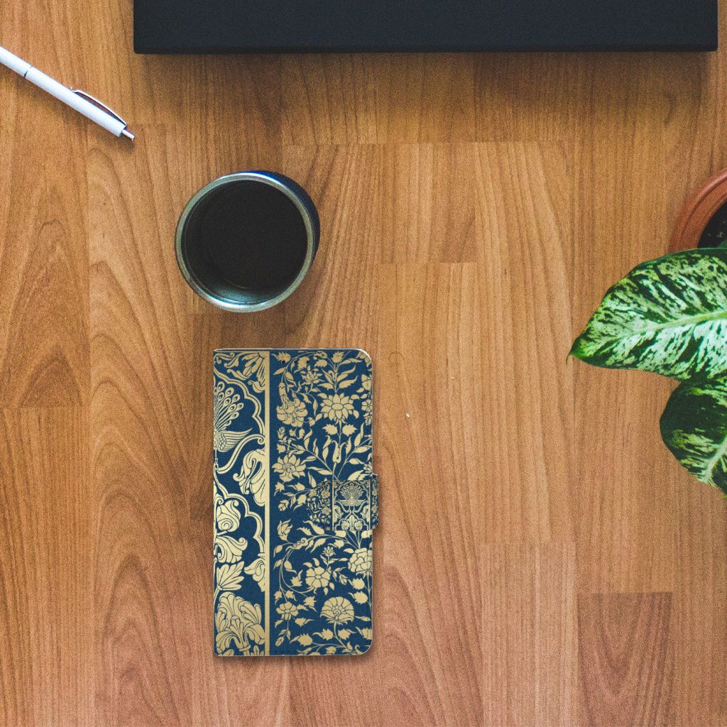 Xiaomi Mi Note 10 Pro Hoesje Beige Flowers