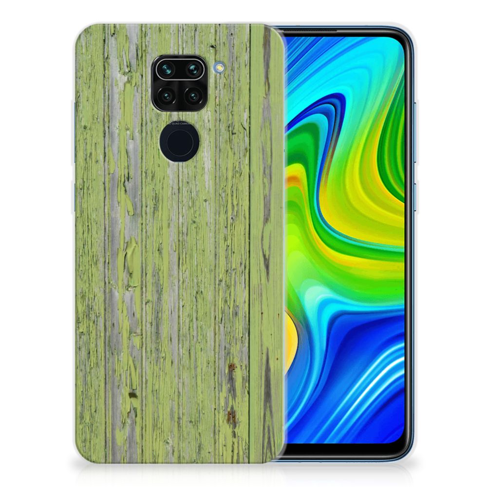 Xiaomi Redmi Note9 Bumper Hoesje Green Wood B2C Telecom