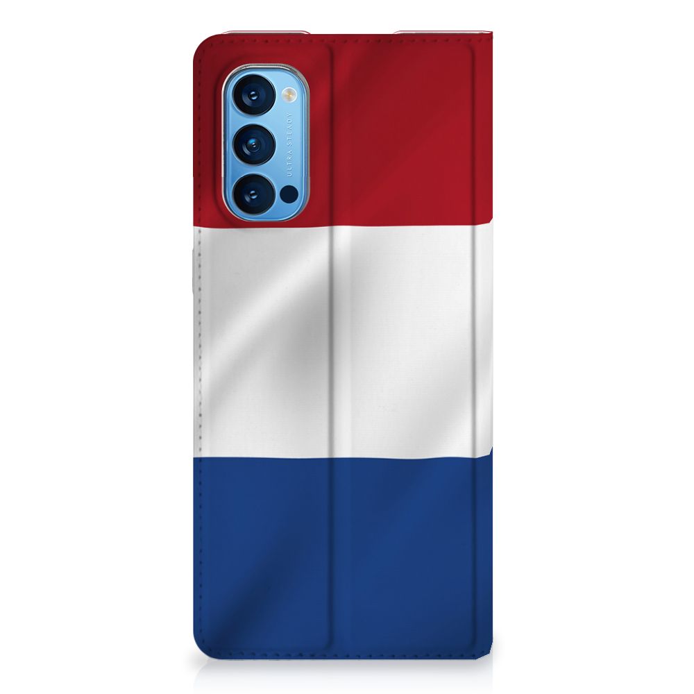 OPPO Reno4 Pro 5G Standcase Nederlandse Vlag - B2C Telecom