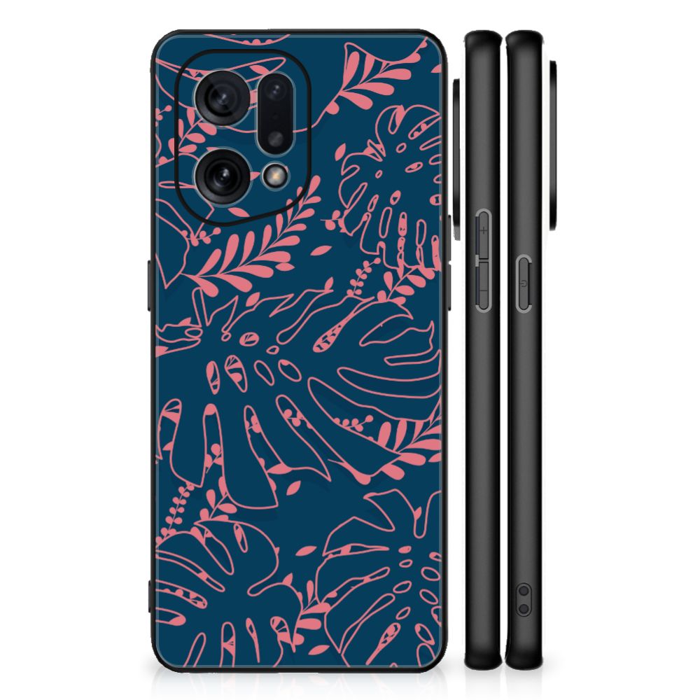 OPPO Find X5 Bloemen Hoesje Palm Leaves B2C Telecom