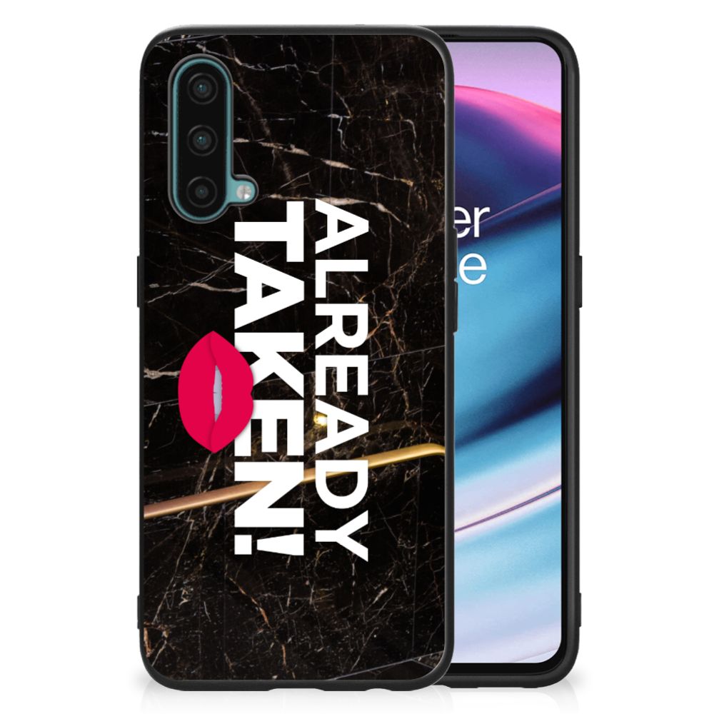 OnePlus Nord CE 5G Telefoon Hoesje met tekst Already Taken Black