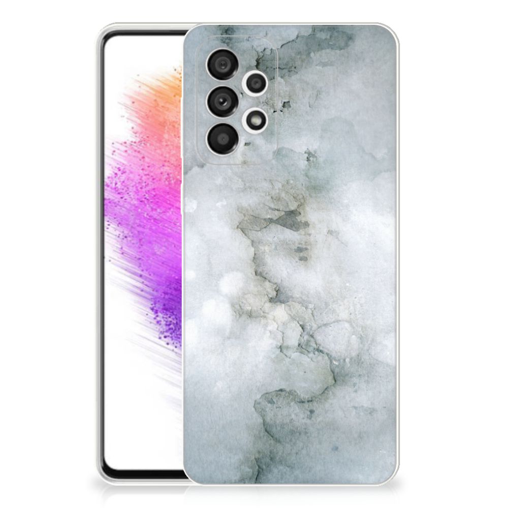 Hoesje maken Samsung Galaxy A73 5G Painting Grey B2C Telecom