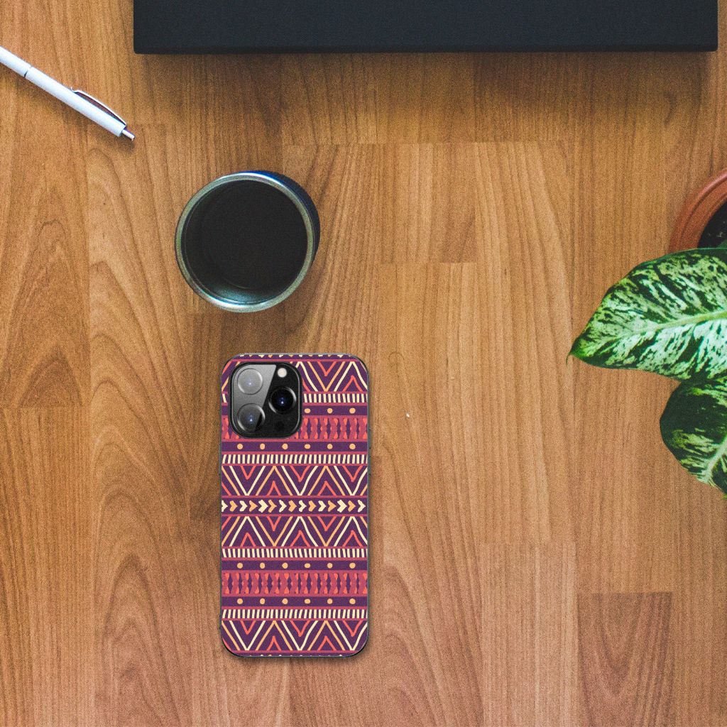 iPhone 14 Pro Max Back Case Aztec Paars B2C Telecom