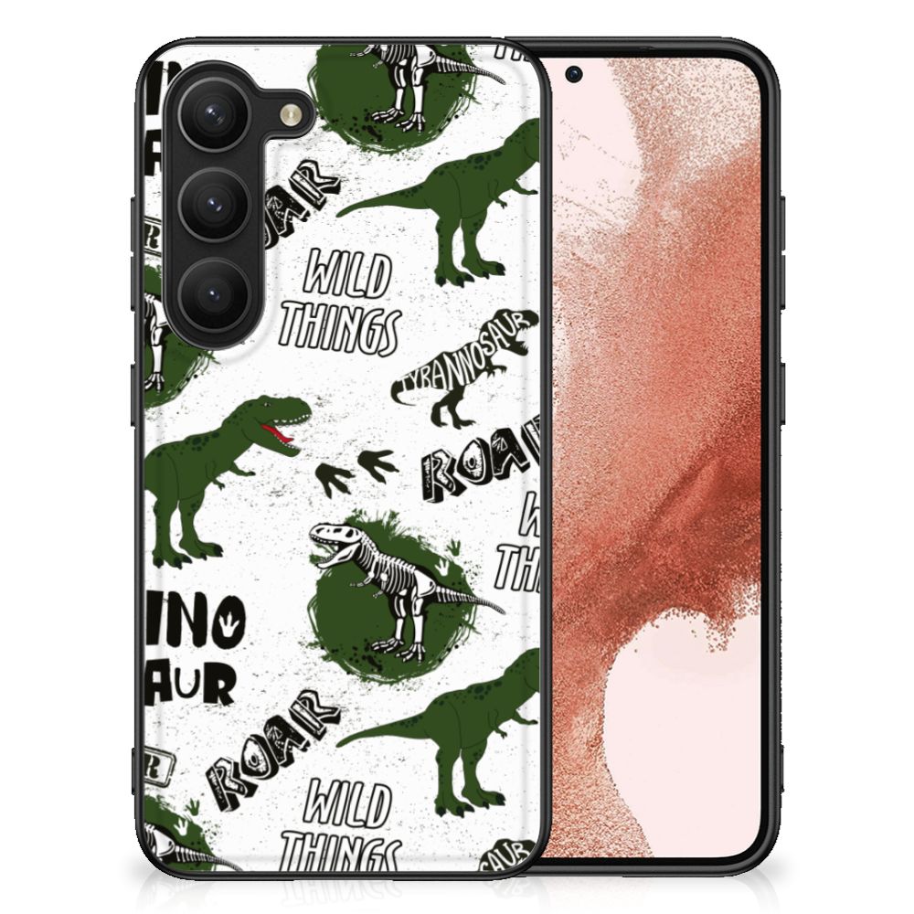 Dierenprint Telefoonhoesje voor Samsung Galaxy S23 Dinosaurus B2C Telecom